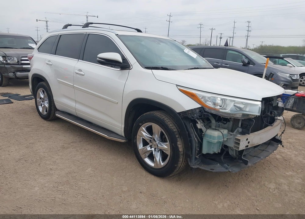 2014 TOYOTA HIGHLANDER LIMITED PLATINUM V6 VIN: 5TDYKRFH2ES031348
