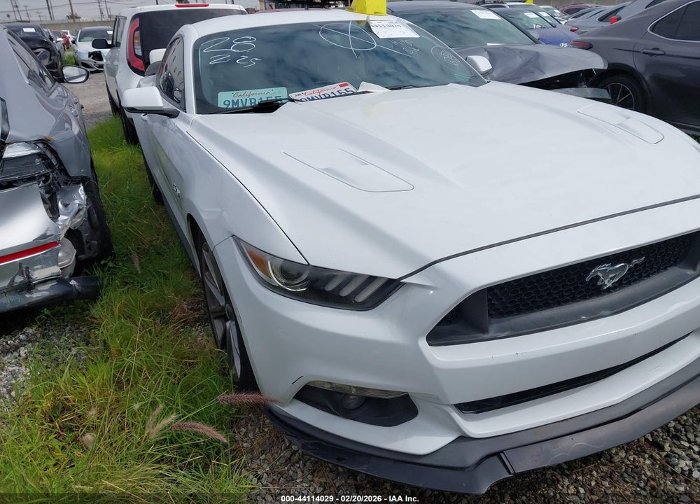 2017 FORD MUSTANG GT PREMIUM VIN: 1FA6P8CF4H5344777