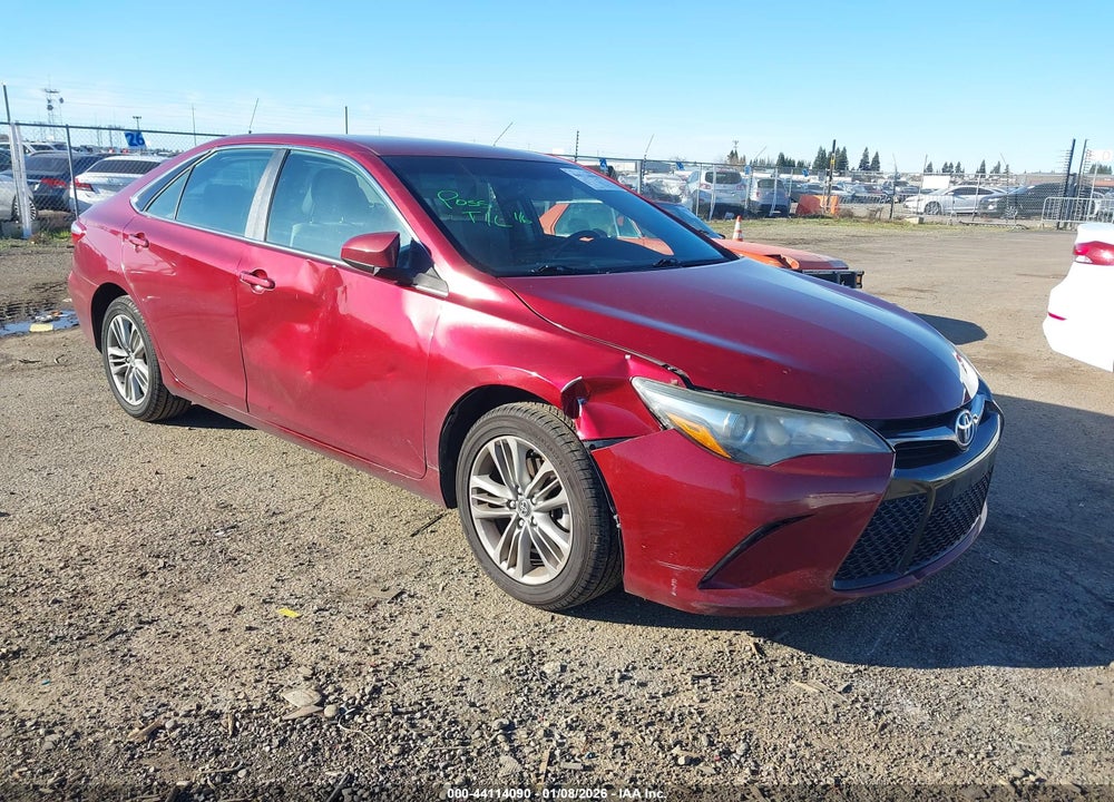 2016 TOYOTA CAMRY SE VIN: 4T1BF1FK1GU586910