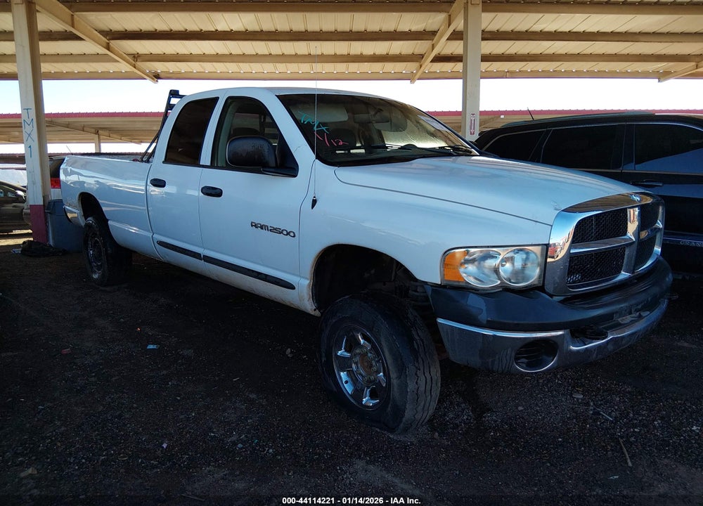 2004 DODGE RAM 2500 ST VIN: 3D7KU28D14G153753