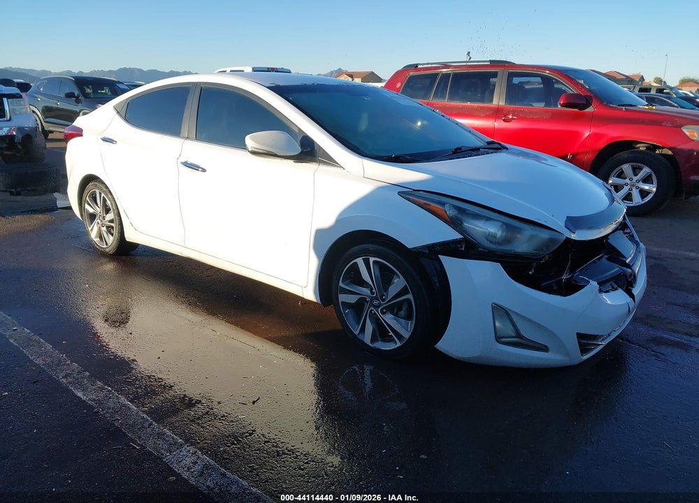 2014 HYUNDAI ELANTRA LIMITED VIN: 5NPDH4AE1EH485741