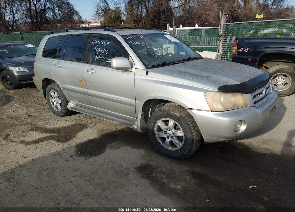 2003 TOYOTA HIGHLANDER LIMITED VIN: JTEHF21A430108982