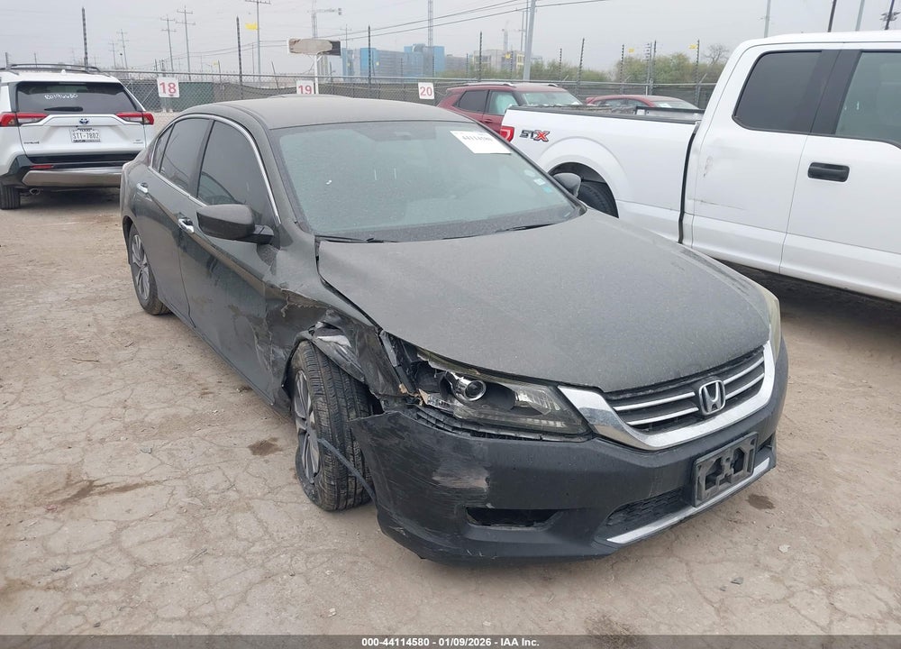 2013 HONDA ACCORD LX VIN: 1HGCR2F3XDA107980