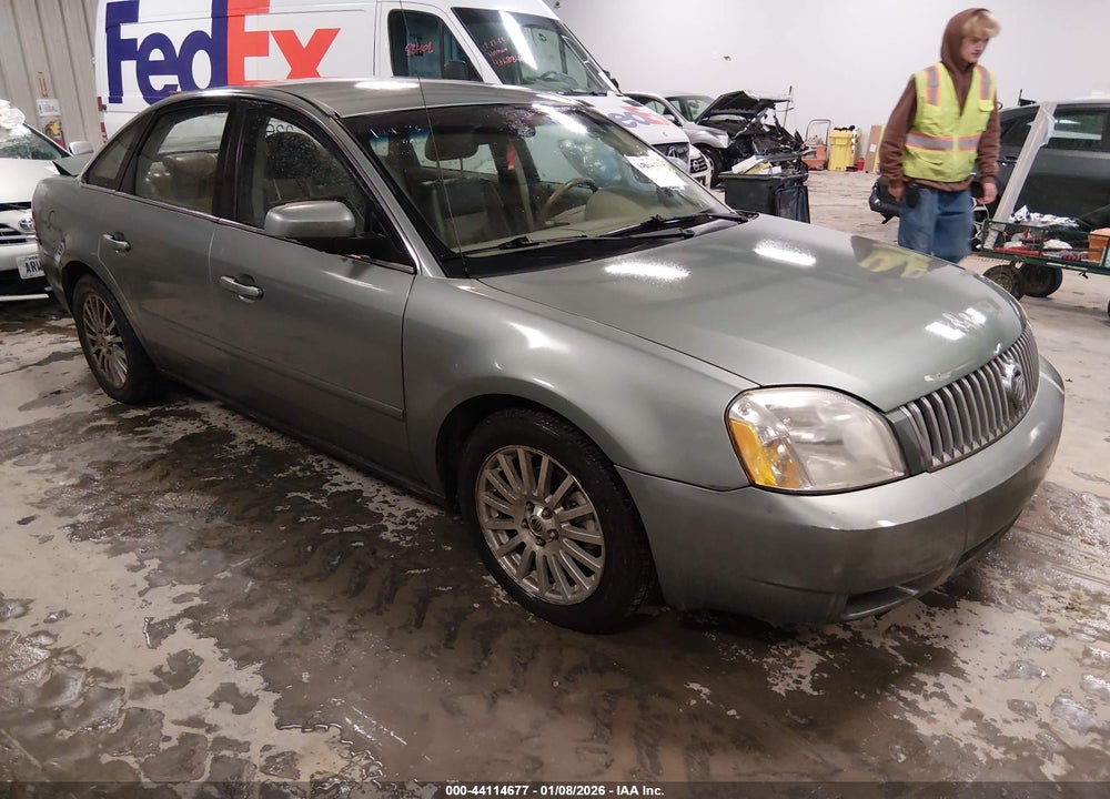 2005 MERCURY MONTEGO PREMIER VIN: 1MEFM42125G626982