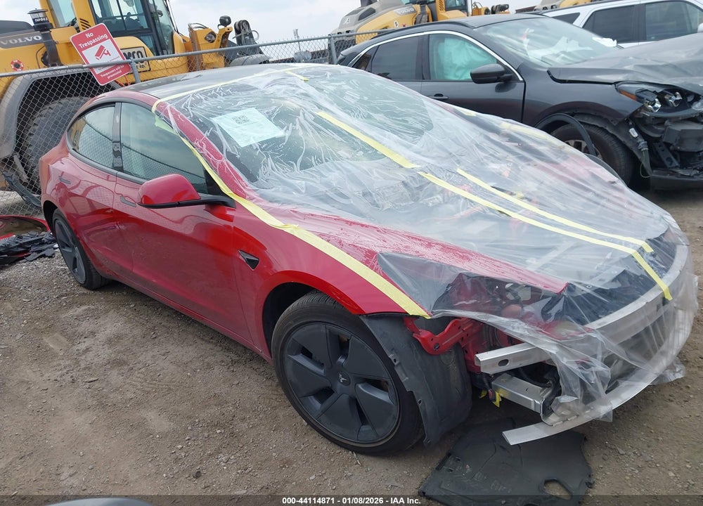 2021 TESLA MODEL 3 LONG RANGE DUAL MOTOR ALL-WHEEL DRIVE VIN: 5YJ3E1EB0MF051973
