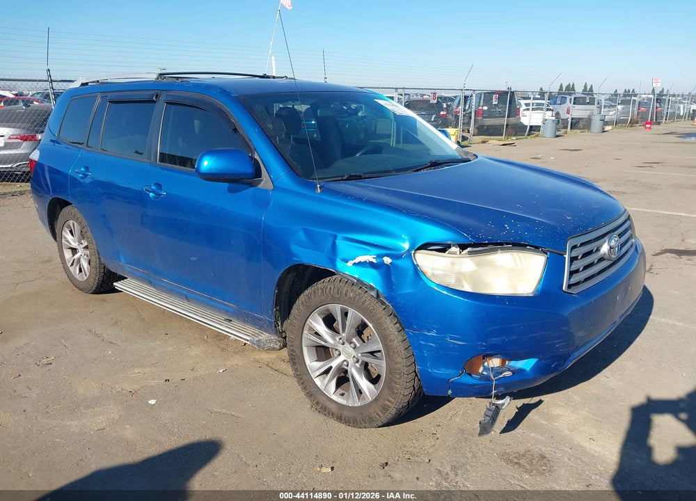 2008 TOYOTA HIGHLANDER VIN: JTEES41A082074237