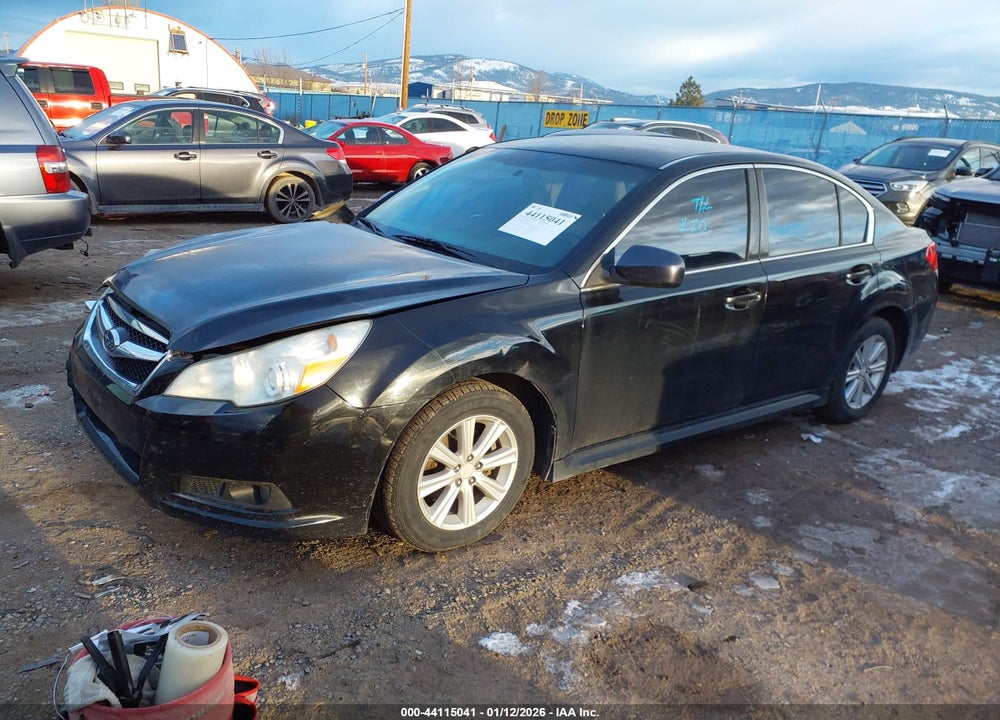 2012 SUBARU LEGACY 2.5I VIN: 4S3BMBA6XC3028287
