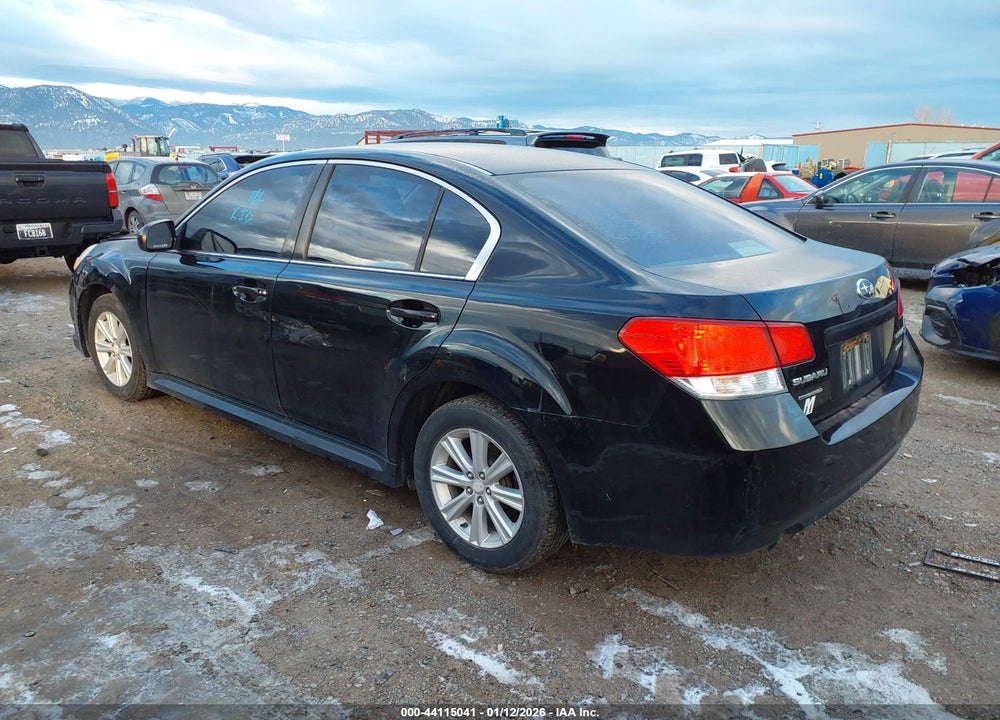 2012 SUBARU LEGACY 2.5I VIN: 4S3BMBA6XC3028287