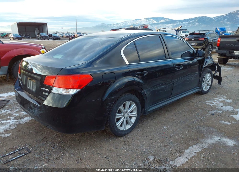 2012 SUBARU LEGACY 2.5I VIN: 4S3BMBA6XC3028287