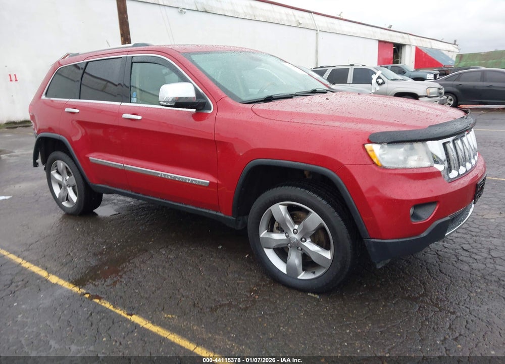 2011 JEEP GRAND CHEROKEE OVERLAND VIN: 1J4RR6GT0BC605924