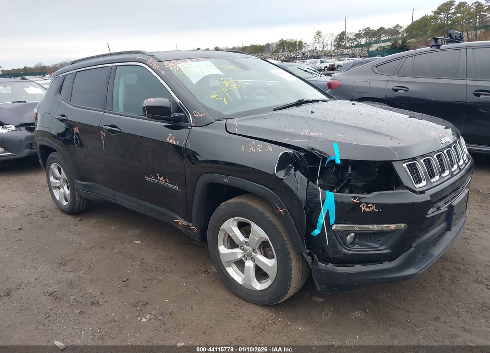2019 JEEP COMPASS LATITUDE 4X4 VIN: 3C4NJDBB1KT847690