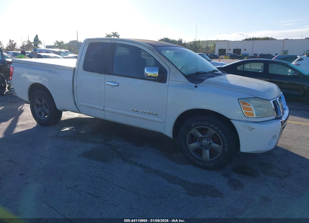 2005 NISSAN TITAN SE VIN: 1N6AA06A65N507185