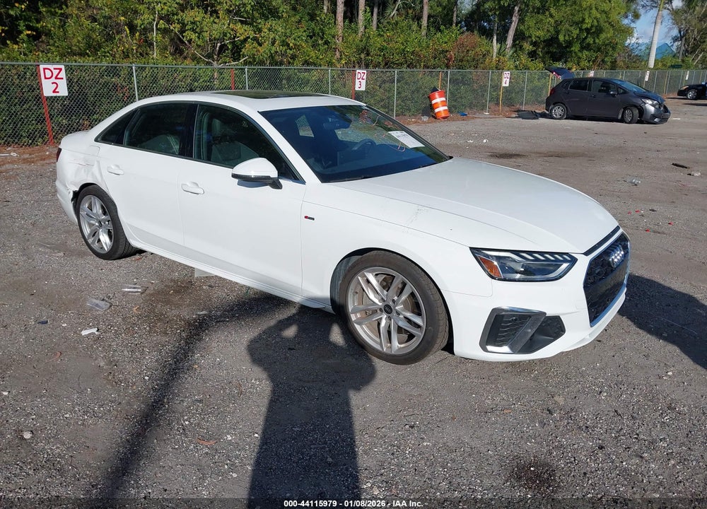 2022 AUDI A4 PREMIUM PLUS 45 TFSI S LINE QUATTRO S TRONIC VIN: WAUEAAF45NN012090