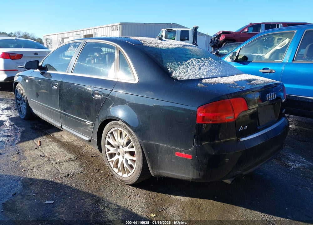 2008 AUDI A4 2.0T/2.0T SPECIAL EDITION VIN: WAUAF78E58A136168