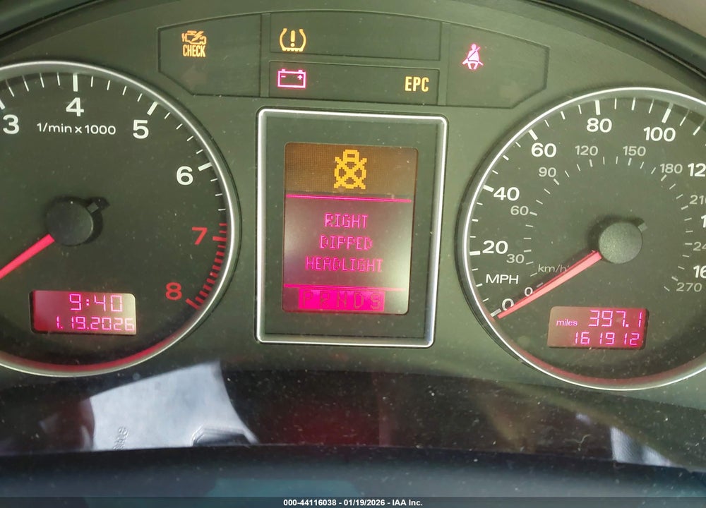 2008 AUDI A4 2.0T/2.0T SPECIAL EDITION VIN: WAUAF78E58A136168