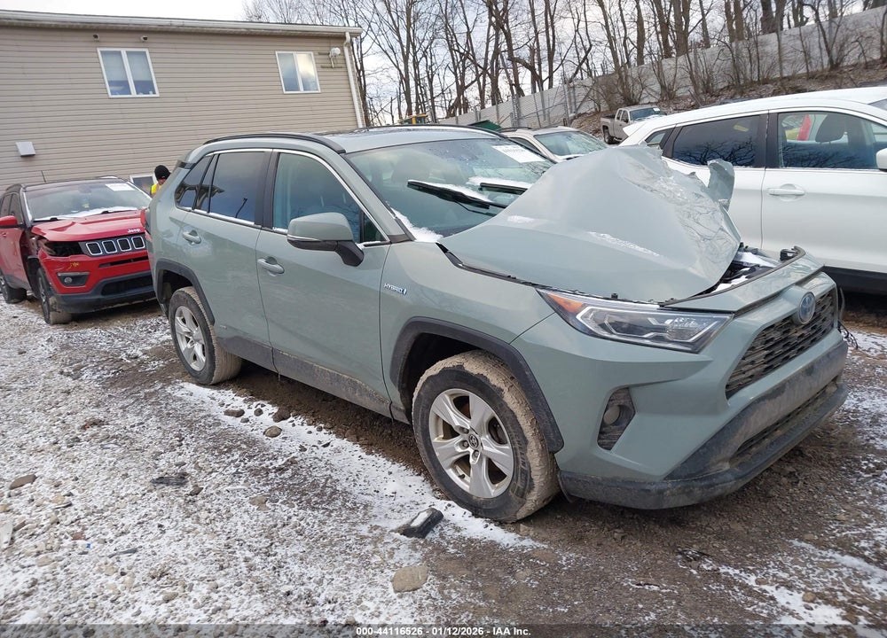 2021 TOYOTA RAV4 HYBRID XLE VIN: 4T3RWRFV8MU034489