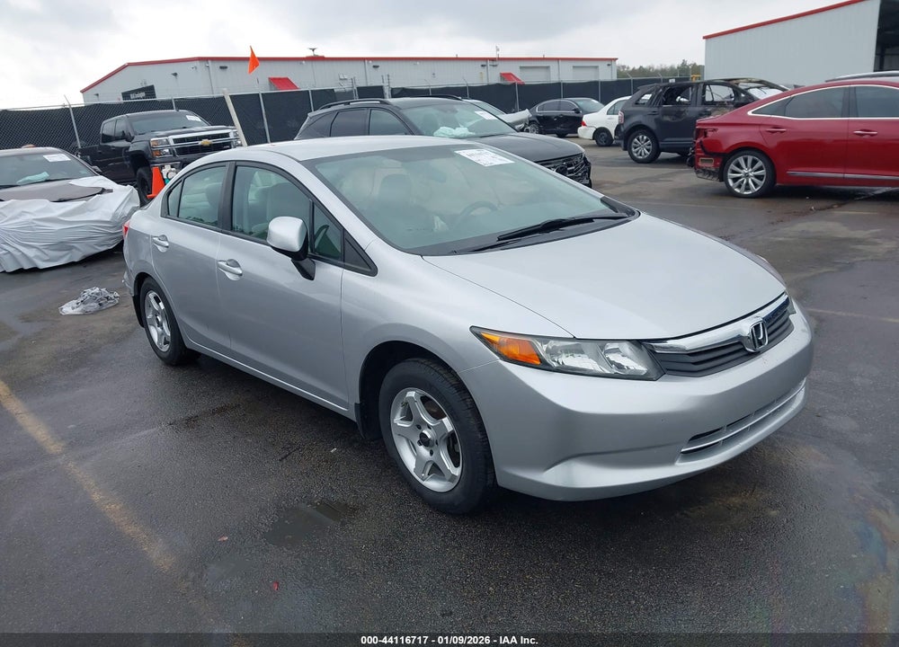 2012 HONDA CIVIC LX VIN: 19XFB2F53CE362659