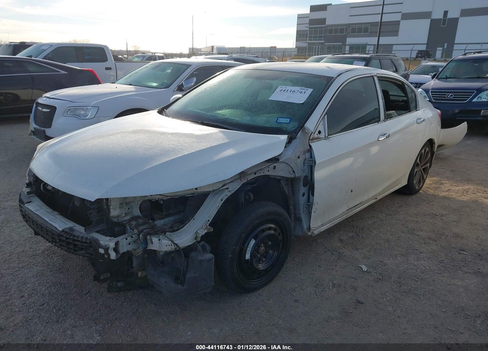 2015 HONDA ACCORD SPORT VIN: 1HGCR2F54FA124827