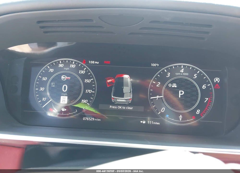 2020 LAND ROVER RANGE ROVER SPORT SVR VIN: SALWZ2RE8LA726125