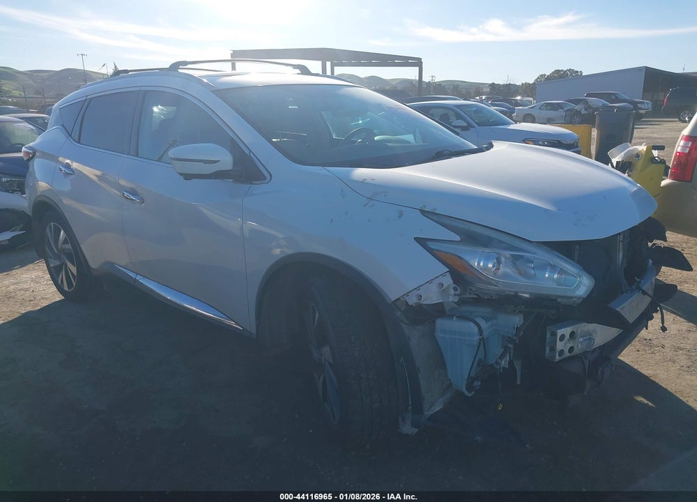 2017 NISSAN MURANO PLATINUM VIN: 5N1AZ2MH7HN127232