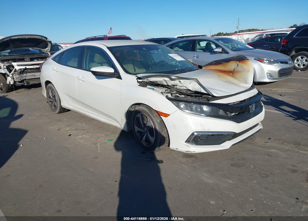 2019 HONDA CIVIC LX VIN: 2HGFC2F62KH597788