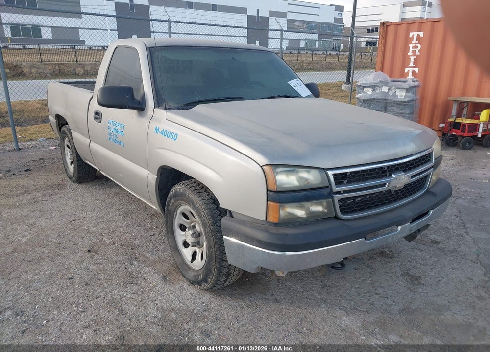 2007 CHEVROLET SILVERADO 1500 CLASSIC WORK TRUCK VIN: 1GCEC14X27Z187208