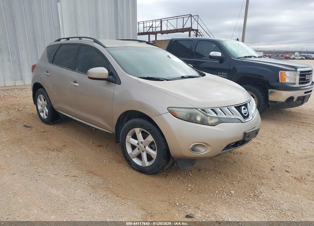 2009 NISSAN MURANO SL VIN: JN8AZ18U79W018405