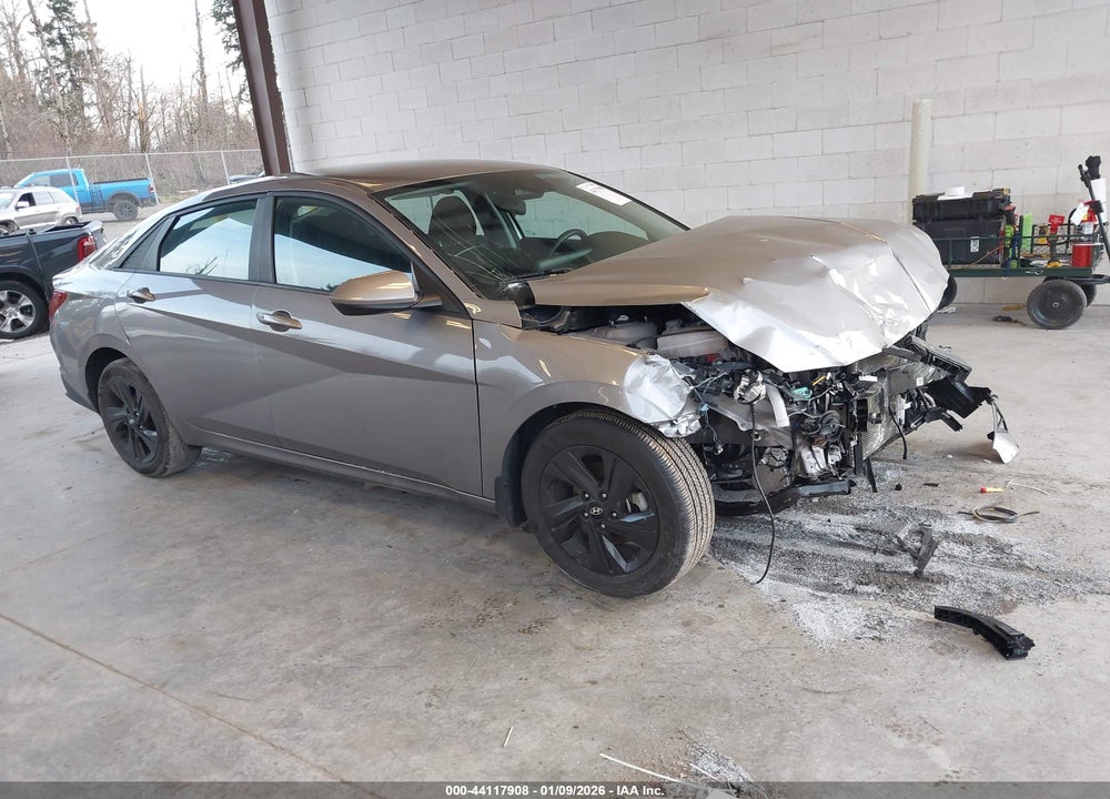 2021 HYUNDAI ELANTRA HYBRID BLUE VIN: KMHLM4AJ6MU008808