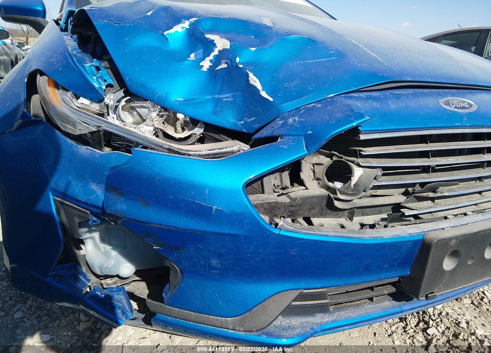 2019 FORD FUSION S VIN: 3FA6P0G75KR112553