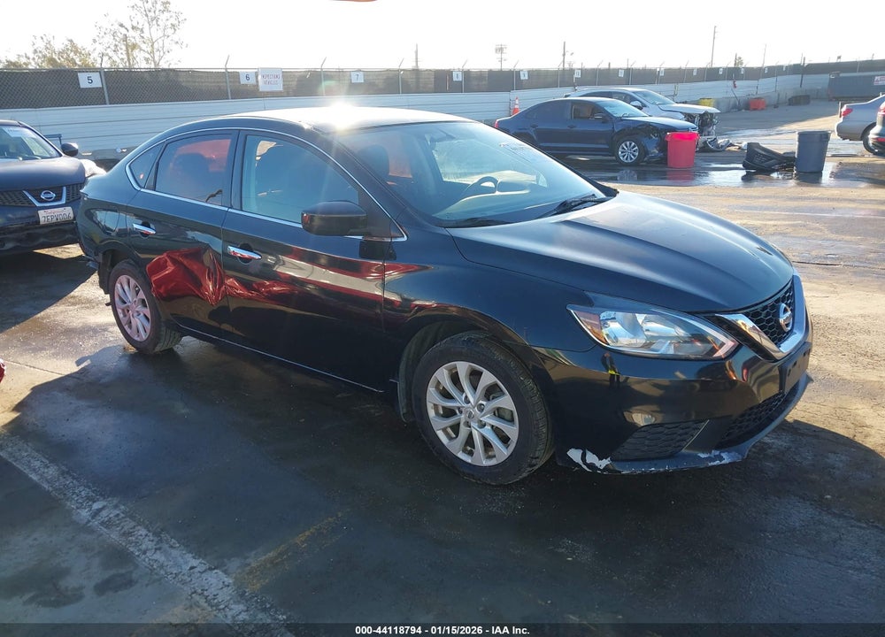 2018 NISSAN SENTRA SV VIN: 3N1AB7AP3JL627138