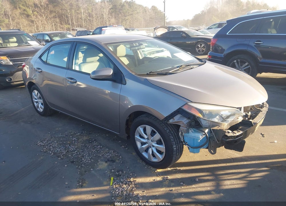 2014 TOYOTA COROLLA LE VIN: 5YFBURHE3EP166625