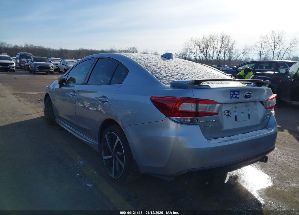 2020 SUBARU IMPREZA SPORT VIN: 4S3GKAL64L3614826