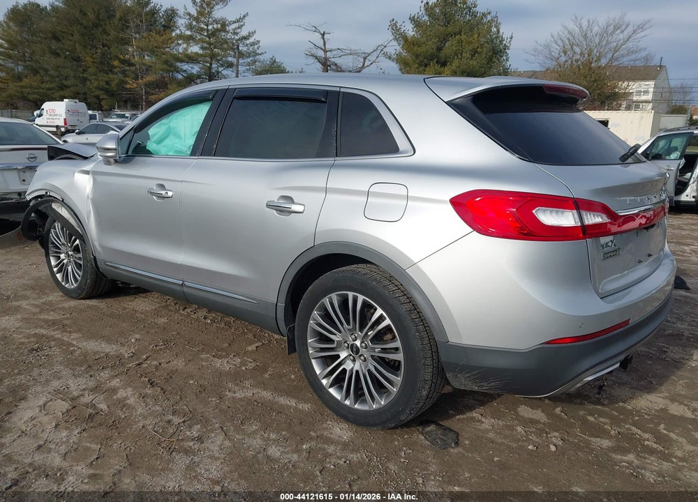 2016 LINCOLN MKX RESERVE VIN: 2LMTJ8LR3GBL89468