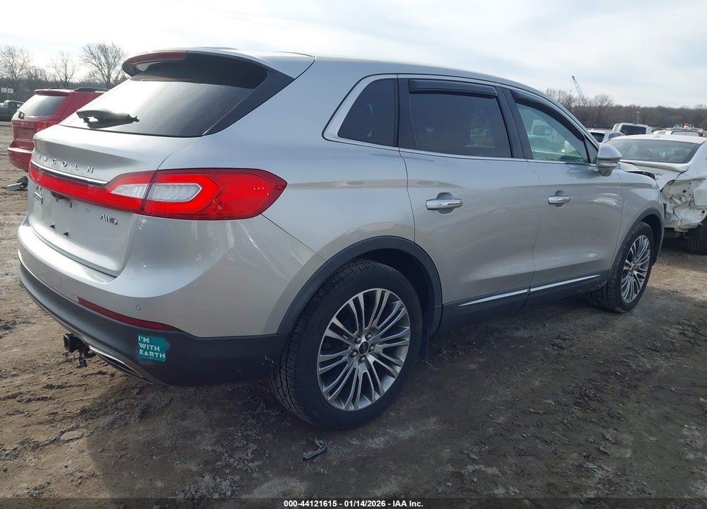 2016 LINCOLN MKX RESERVE VIN: 2LMTJ8LR3GBL89468