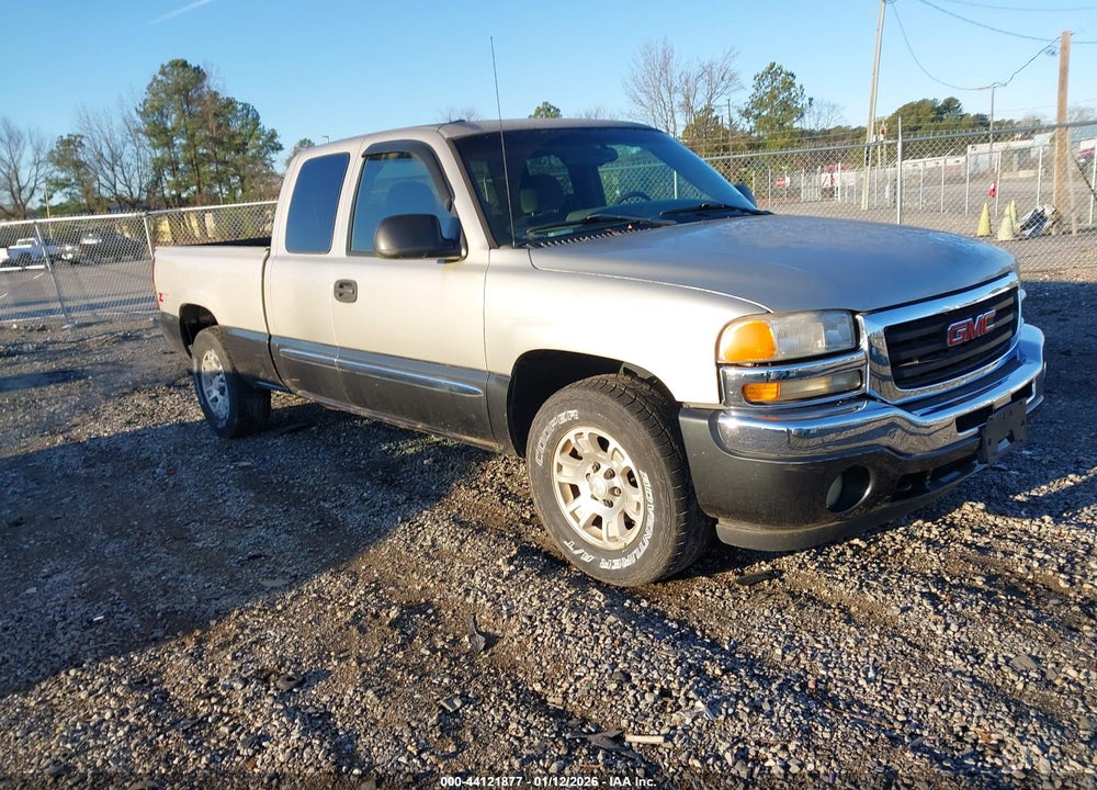 2005 GMC SIERRA 1500 SLE VIN: 1GTEK19B35Z327666