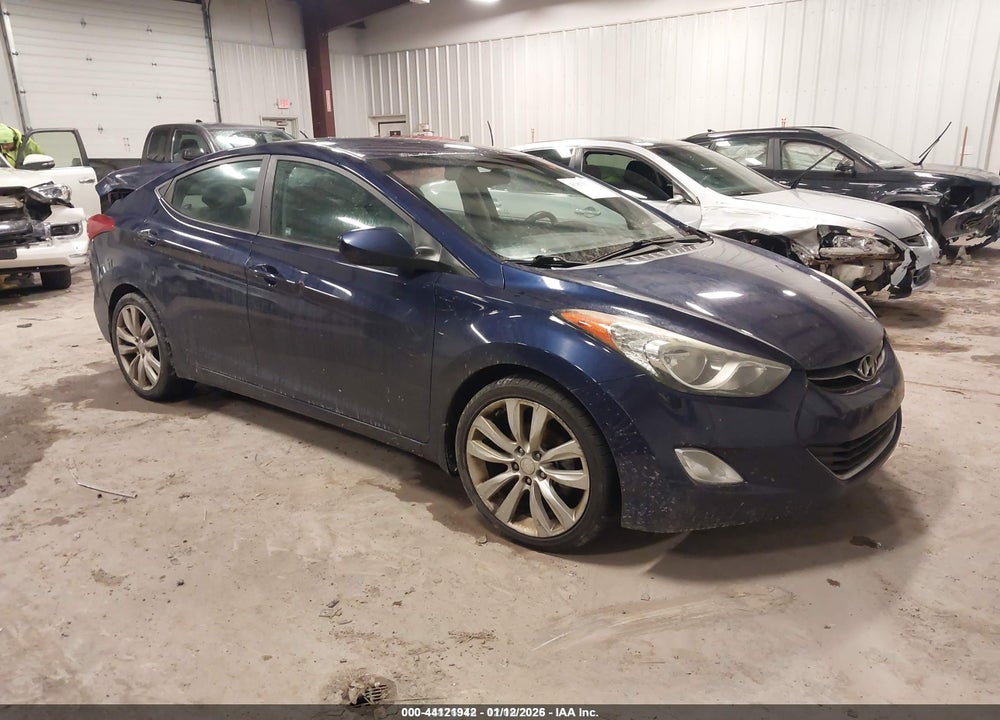2013 HYUNDAI ELANTRA GLS VIN: 5NPDH4AE5DH384524