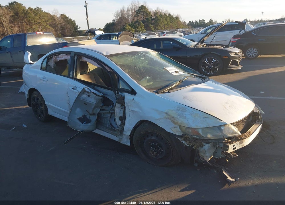 2009 HONDA CIVIC LX VIN: 19XFA16569E046081