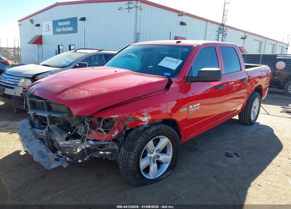 2022 RAM 1500 CLASSIC TRADESMAN  4X4 5'7 BOX VIN: 3C6RR7KTXNG310616