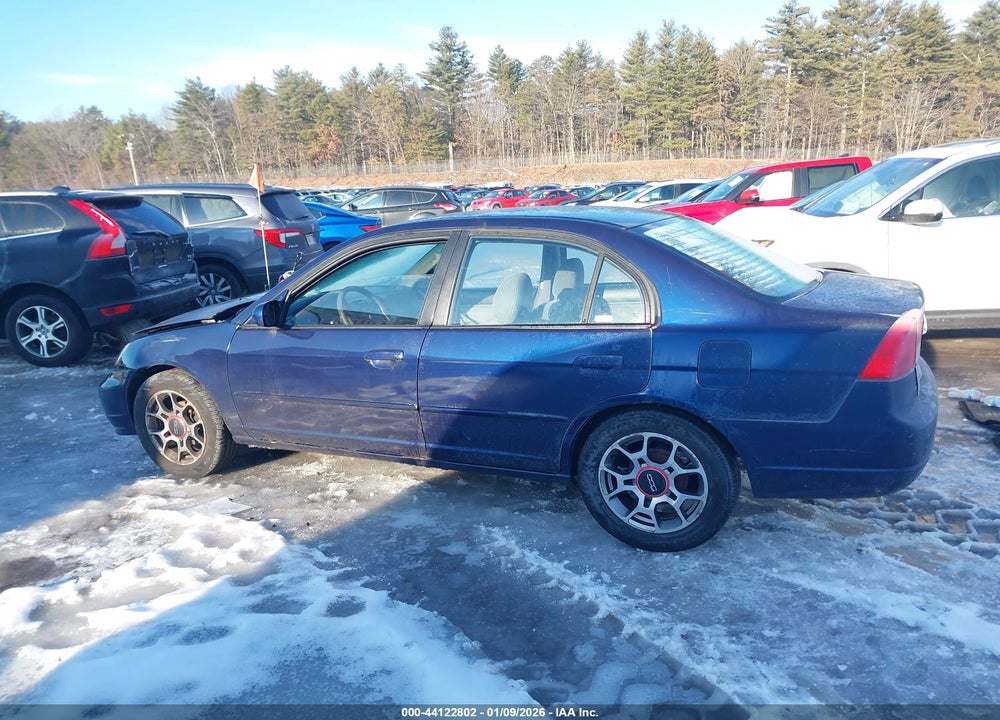 2003 HONDA CIVIC LX VIN: 2HGES16593H578835