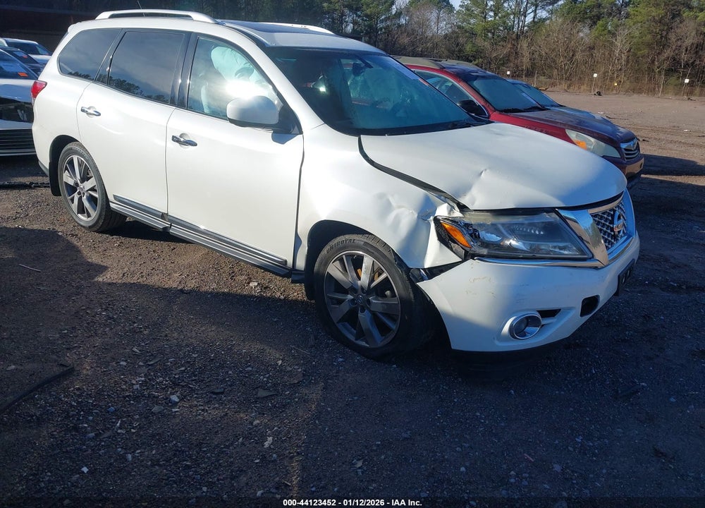 2015 NISSAN PATHFINDER PLATINUM VIN: 5N1AR2MN6FC601718