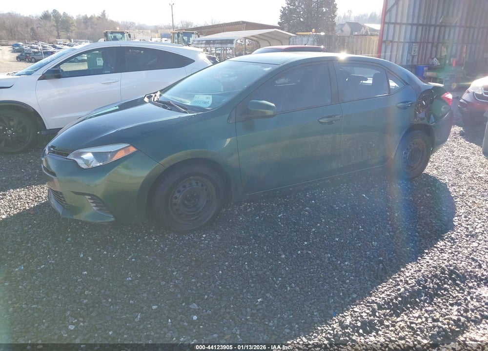 2016 TOYOTA COROLLA LE ECO VIN: 2T1BPRHE7GC553267