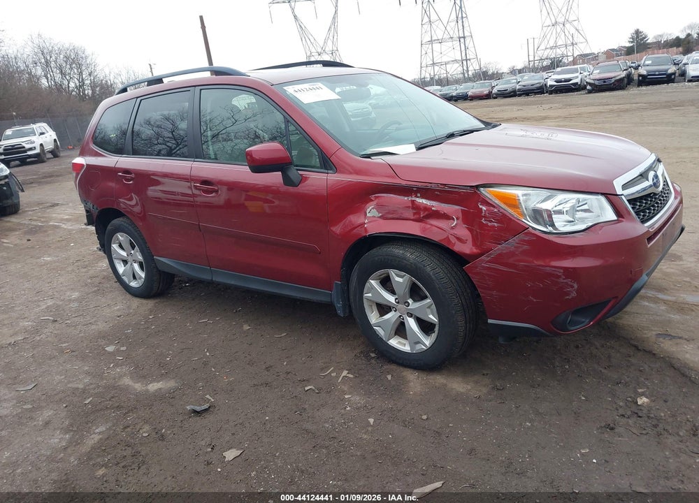 2016 SUBARU FORESTER 2.5I PREMIUM VIN: JF2SJAFC5GH554497