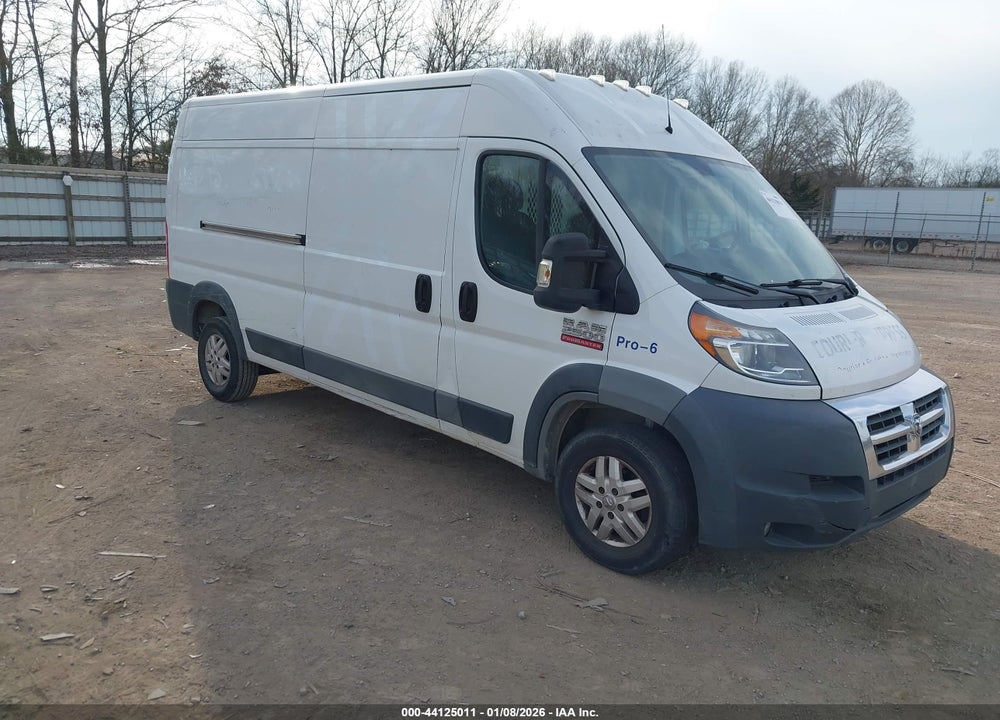 2018 RAM PROMASTER 2500 HIGH ROOF 159 WB VIN: 3C6TRVDG4JE111111