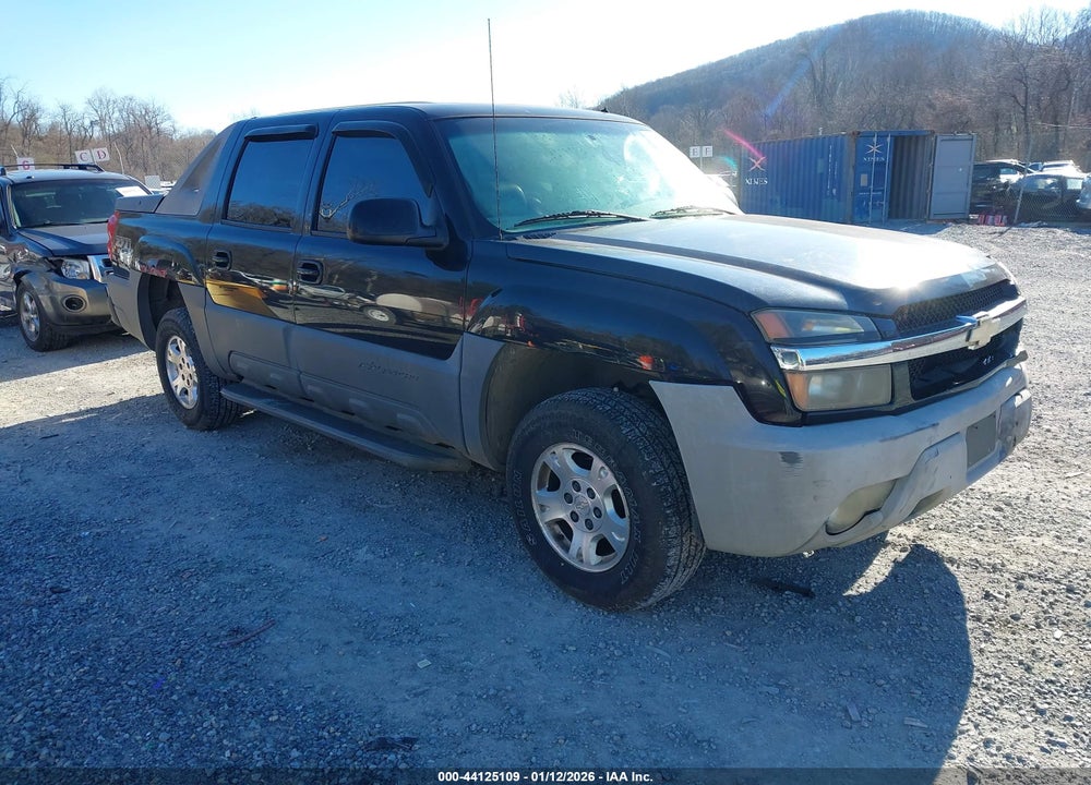 2002 CHEVROLET AVALANCHE 1500 VIN: 3GNEK13T52G137369