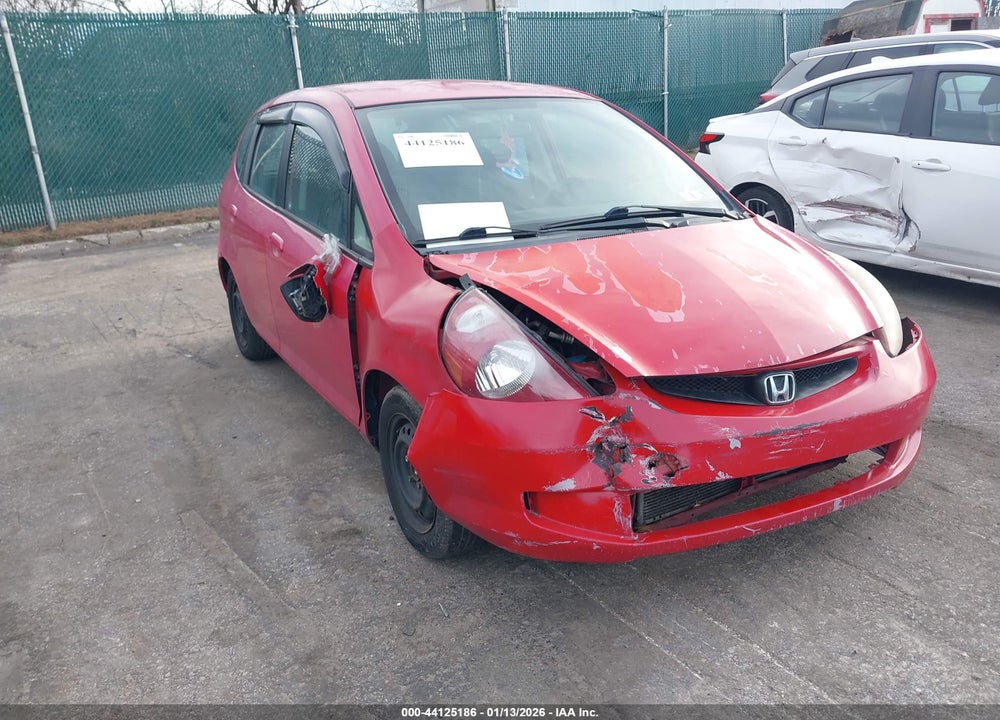 2008 HONDA FIT VIN: JHMGD38478S030848
