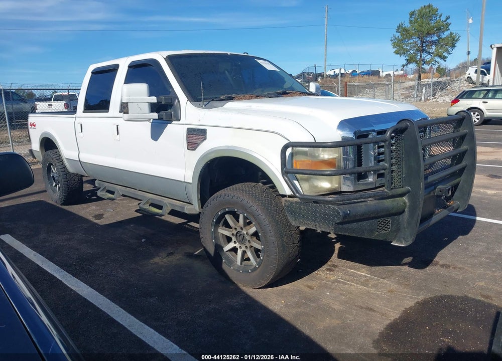 2008 FORD F-250 LARIAT VIN: 1FTSW21R38EA44931