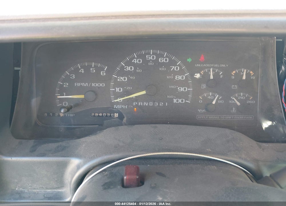 1997 CHEVROLET K1500 FLEETSIDE VIN: 2GCEK19R2V1219867