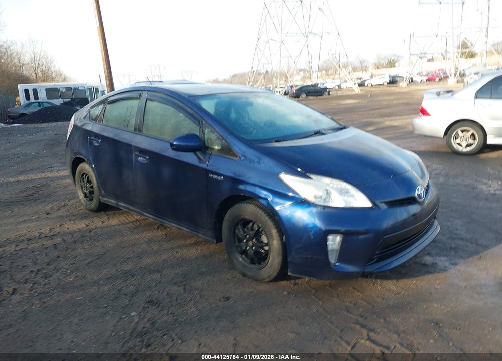 2012 TOYOTA PRIUS THREE VIN: JTDKN3DU7C1527640