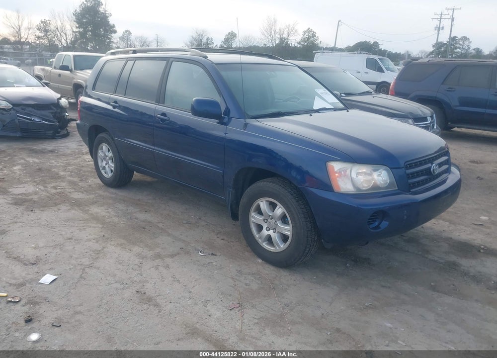 2003 TOYOTA HIGHLANDER VIN: JTEGD21A230058276