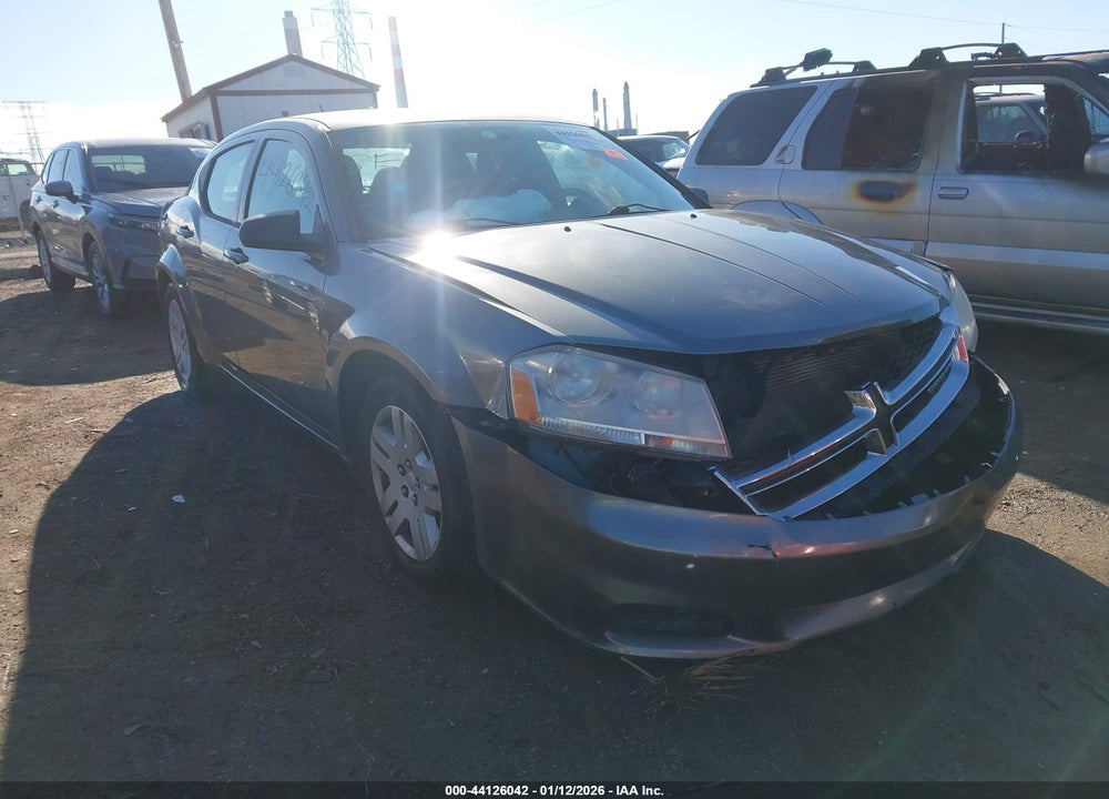 2012 DODGE AVENGER SE VIN: 1C3CDZABXCN185966